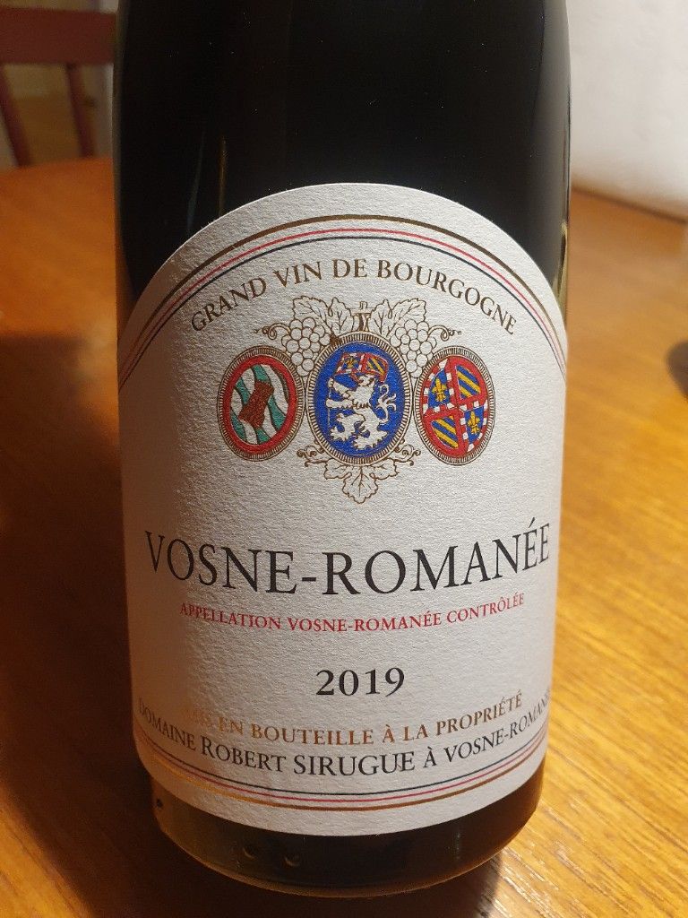 2019 Domaine Robert Sirugue Vosne-Romanée - CellarTracker