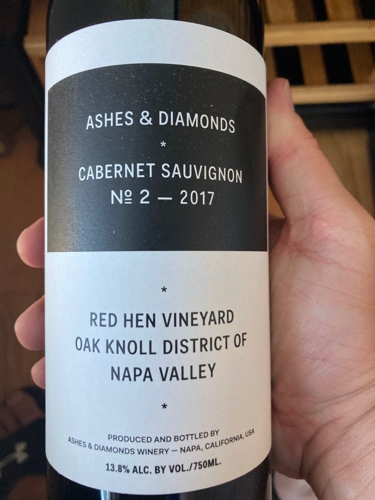 2017 Ashes & Diamonds Sauvignon No. 2 Red Hen Vineyard, USA