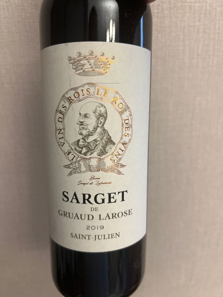 2017 Château Gruaud Larose Sarget de Gruaud Larose - CellarTracker