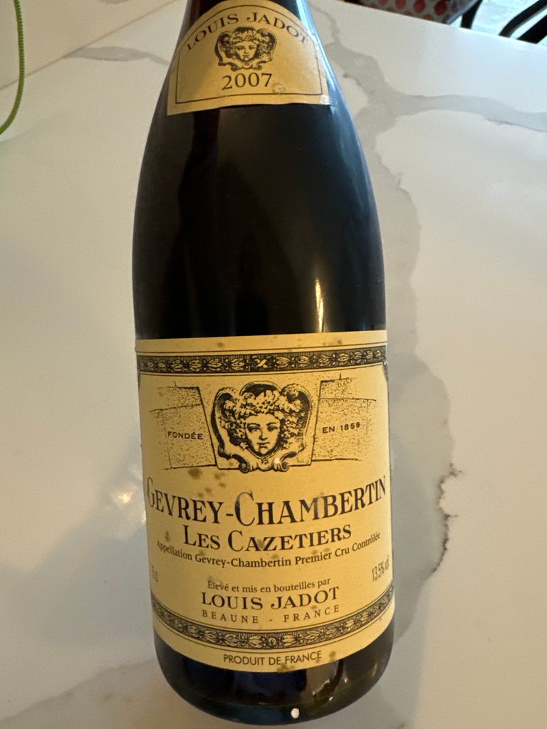 2007 Louis Jadot Gevrey-Chambertin 1er Cru Les Cazetiers