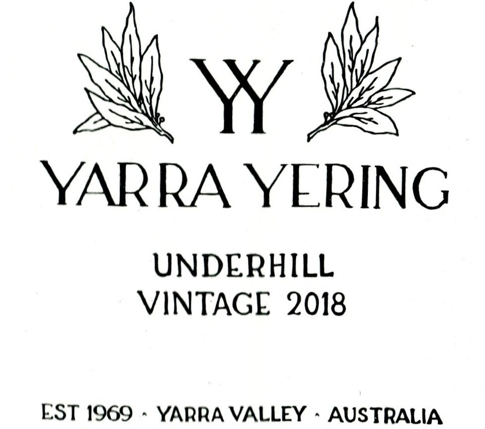 2018 Yarra Yering Shiraz Underhill - CellarTracker