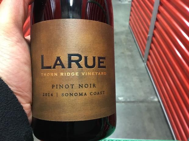 2014 LaRue Wines Pinot Noir Thorn Ridge Vineyard, USA, California ...