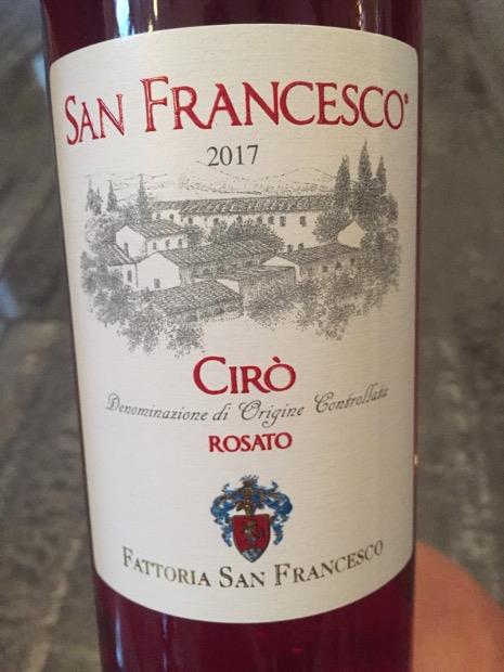 2016 San Francesco Cir Rosato CellarTracker