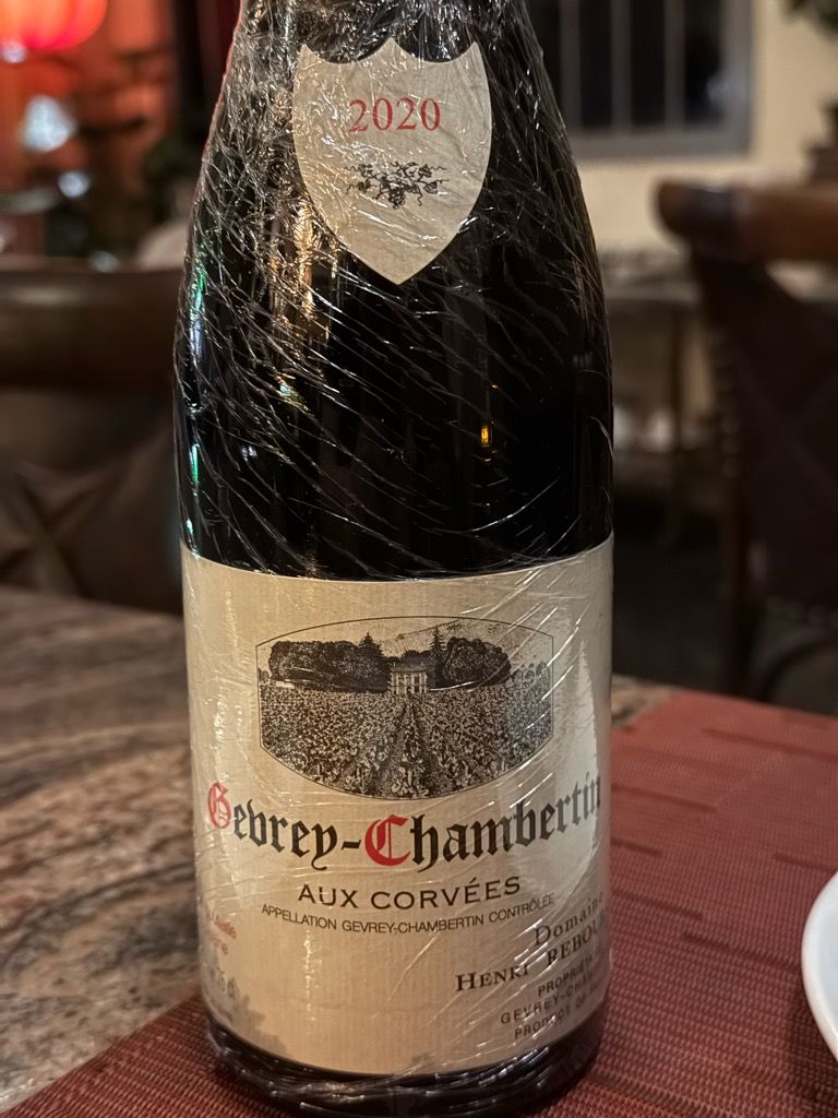 2018 Domaine Henri Rebourseau Gevrey-Chambertin Aux Corvées