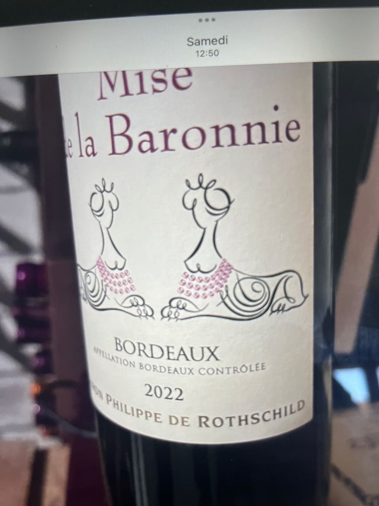 1986 Baron Philippe de Rothschild Médoc Mise de la Baronnie