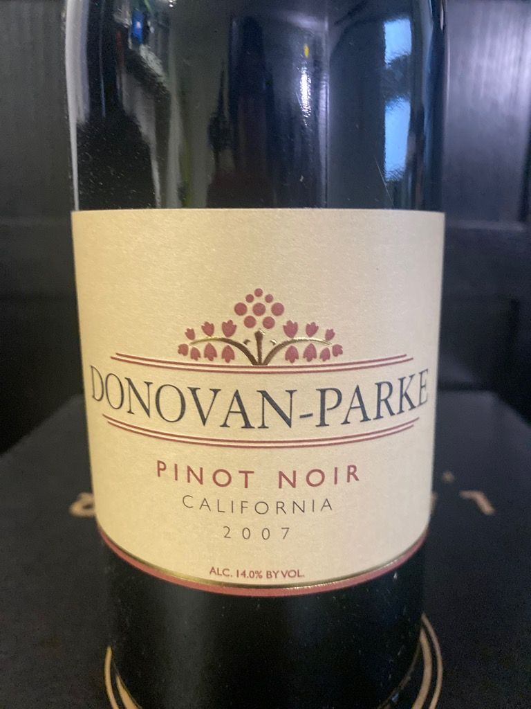 Donovan-Parke Pinot Noir 750ml – BevMo!