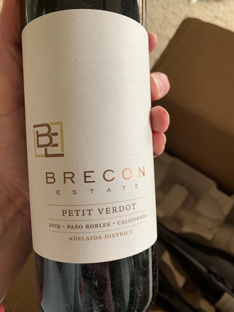 2019 Brecon Estate Petit Verdot, USA, California, Central Coast