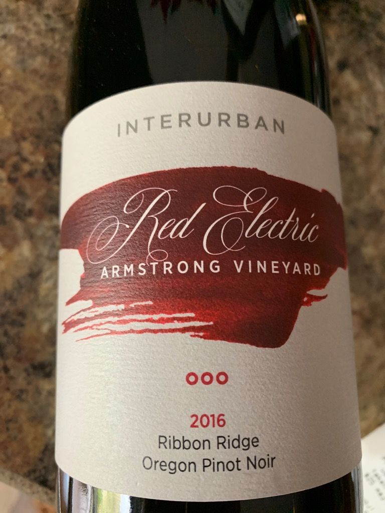 2016 Red Electric Pinot Noir Armstrong Vineyard, USA, Oregon