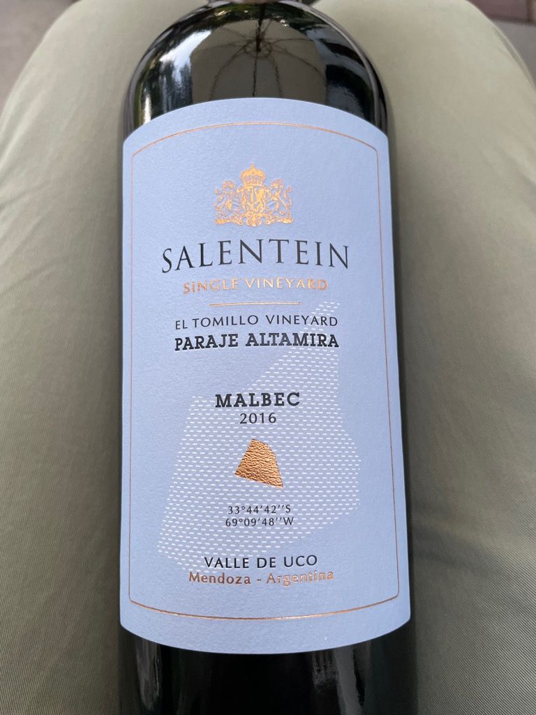 2016 Bodegas Salentein Malbec Single Vineyard Finca El
