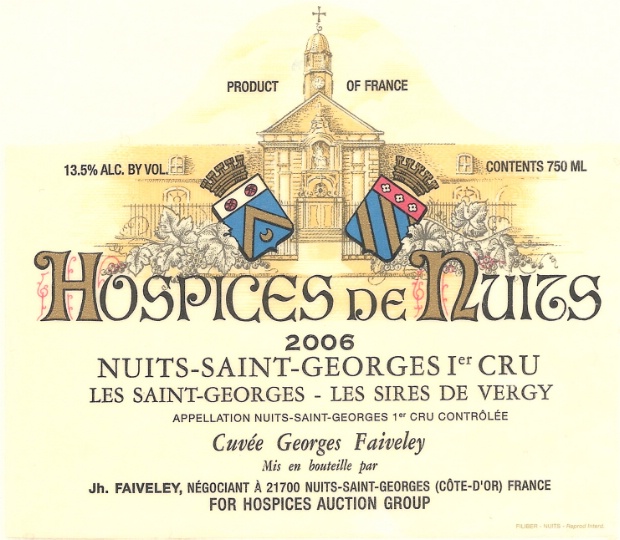 1997 Hospices De Nuits Nuits St. Georges 1er Cru Les Saint Georges ...