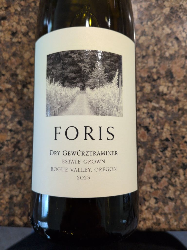 2023 Foris Dry Gewürztraminer, USA, Oregon, Southern Oregon, Rogue ...