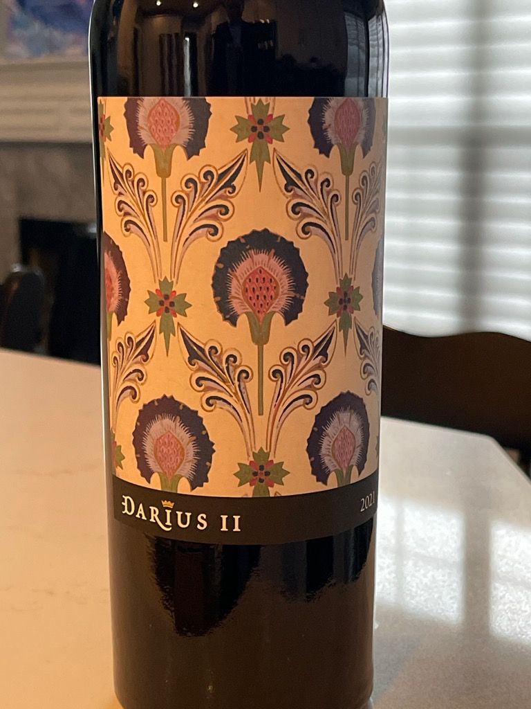 2021 Darioush Cabernet Sauvignon Darius Ii Usa California Napa