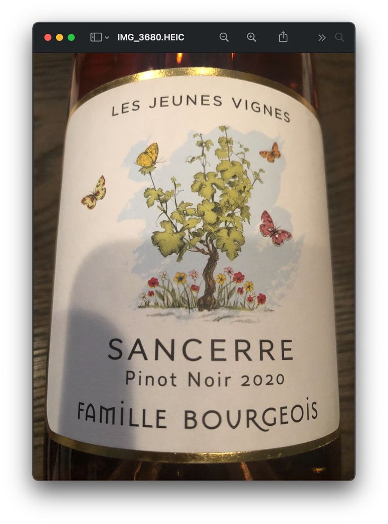 2020 Henri Bourgeois Sancerre Les Jeunes Vignes Rosé, France, Loire