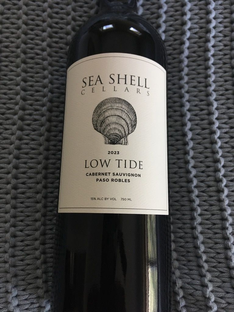Shell Cellar 2023 Sea Shell Cellars Cabernet Sauvignon Low Tide, USA, California ...