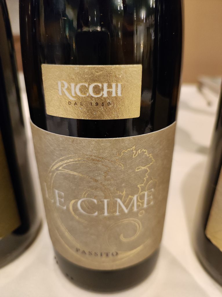 Ct Ricchi 2018 Ricchi Le Cime Passito Veneto IGT, Italy, Veneto, Veneto IGT ...