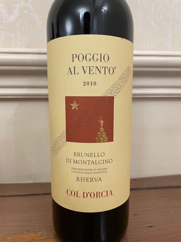 2010 Tenuta Col d'Orcia Brunello di Montalcino Riserva Poggio al
