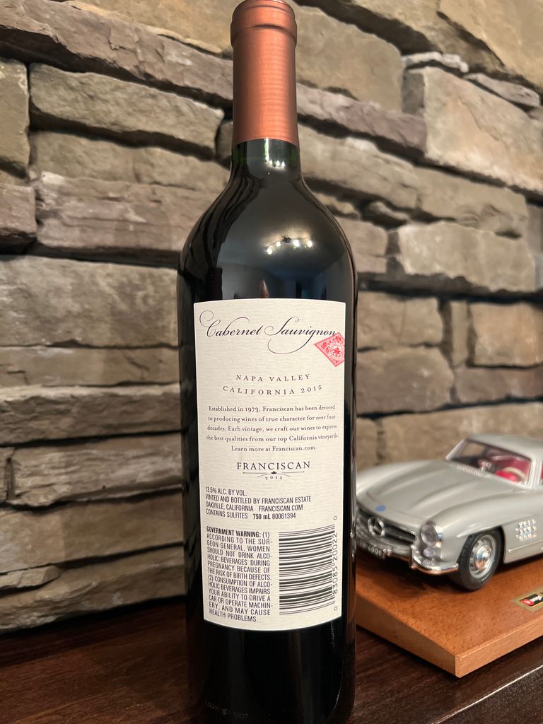 2013 Franciscan Estate Cabernet Sauvignon - CellarTracker
