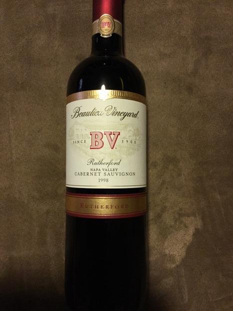 1998 Beaulieu Vineyard Cabernet Sauvignon Rutherford - CellarTracker