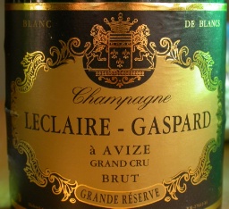 NV Leclaire Gaspard Champagne Grande Reserve Blanc de Blancs, France ...