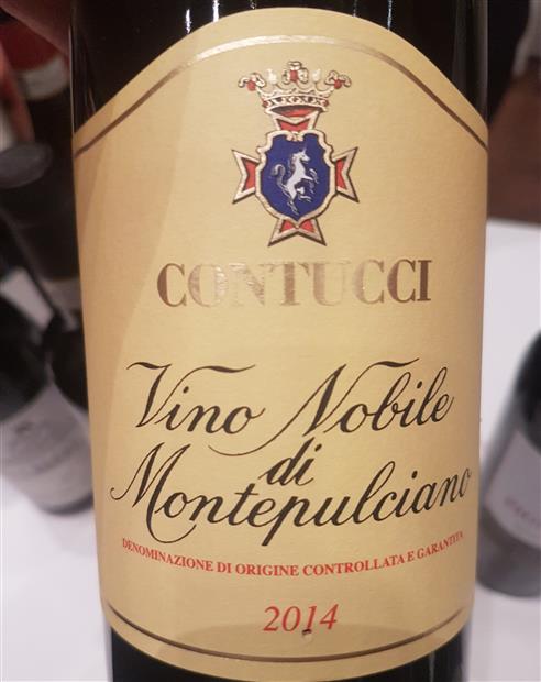 2014 Contucci Vino Nobile di Montepulciano, Italy, Tuscany ...