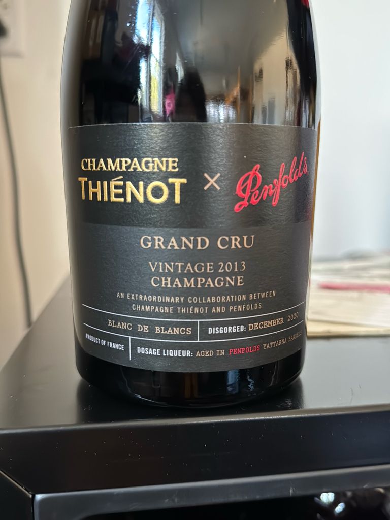 2015 Penfolds x Thienot Champagne Grand Cru Blanc de Blancs Avize