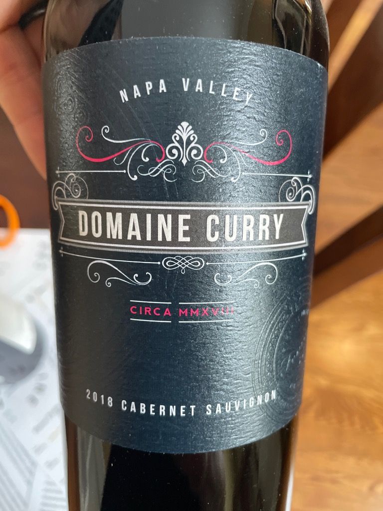 2018 Domaine Curry Sauvignon, USA, California, Napa Valley