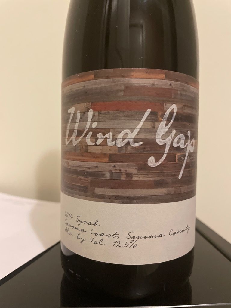 2017 Wind Gap Wines Syrah Armagh Vineyard, USA, California, Sonoma
