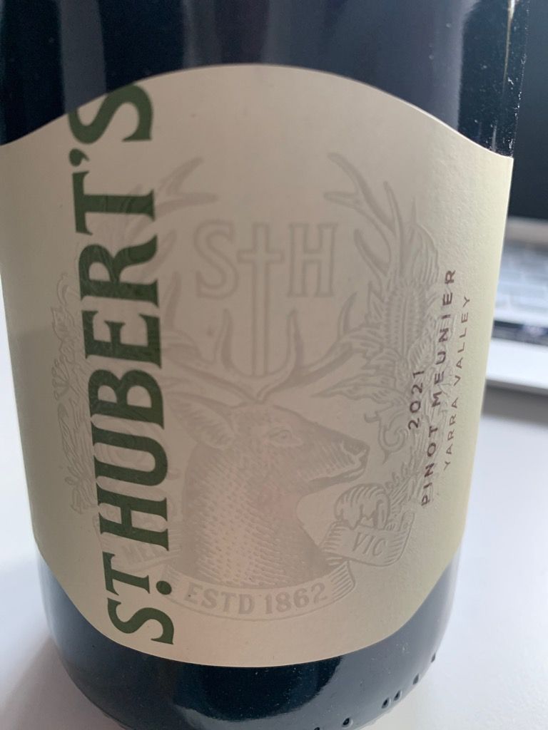 2021 St Huberts Pinot Meunier, Australia, Victoria, Port Phillip, Yarra