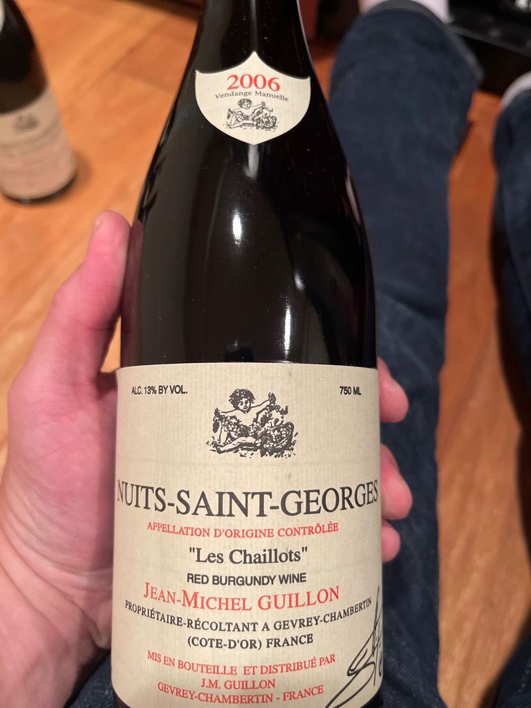 2011 Jean-Michel Guillon Nuits St. Georges Les Chaillots
