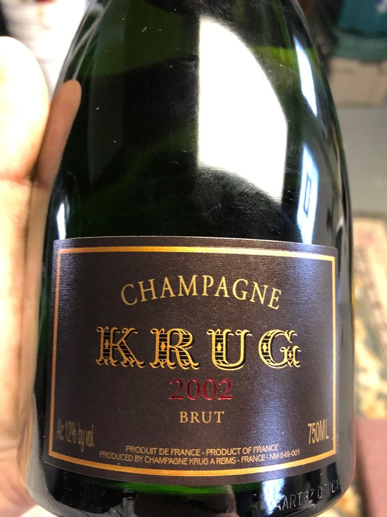 2002 Krug Champagne Vintage Brut - CellarTracker