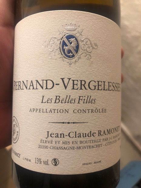 2017 Jean-Claude Ramonet Pernand-Vergelesses Les Belles