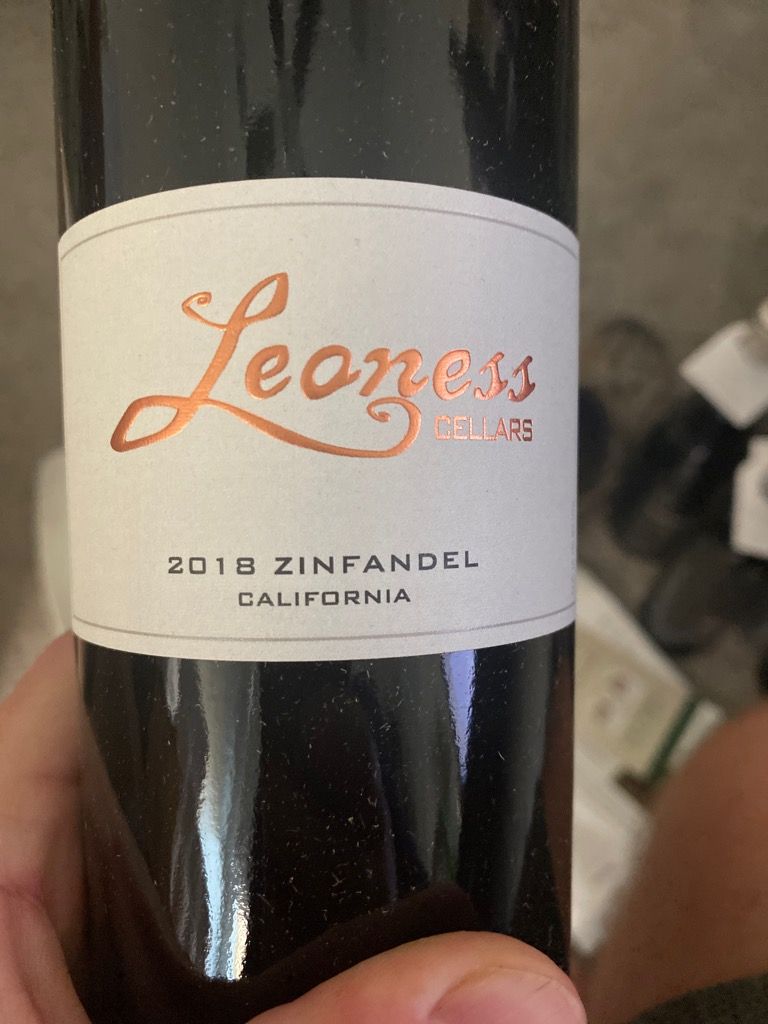 2018 Leoness Cellars Zinfandel, USA, California CellarTracker