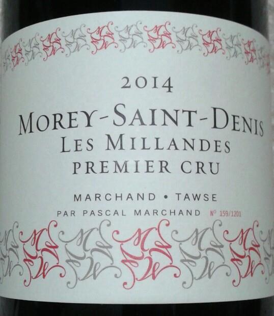 2014 Marchand & Tawse / Pascal Marchand Morey-Saint-Denis 1er Cru