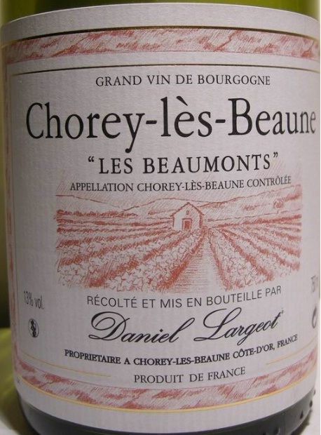 2009 Daniel Largeot Chorey-les-Beaune Les Beaumonts - CellarTracker