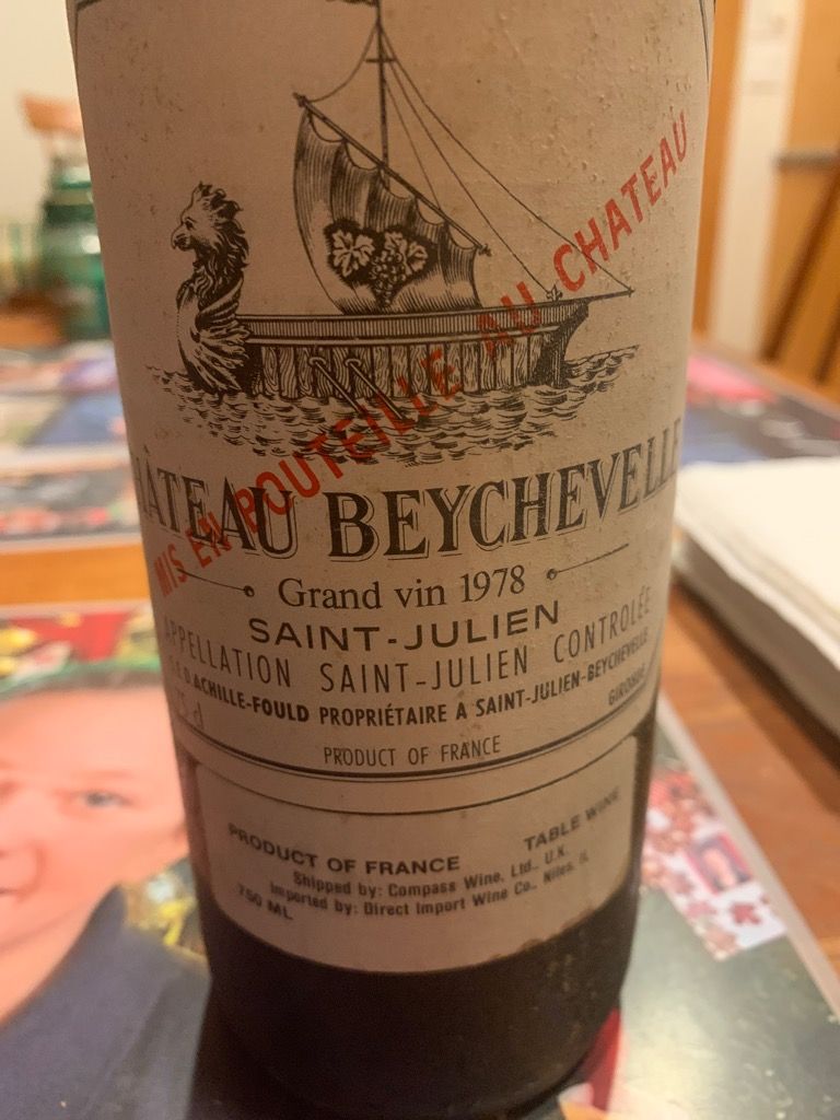 1978 Château Beychevelle - CellarTracker