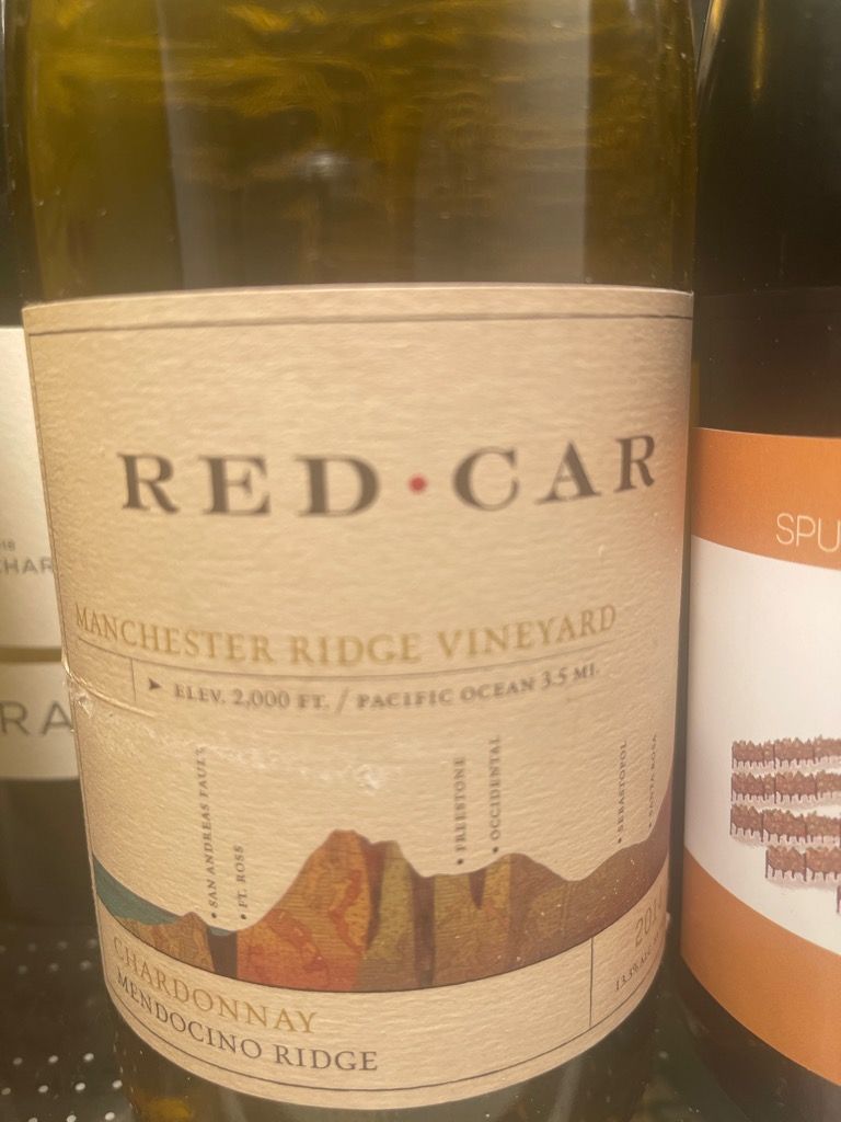 Manchester Ridge 2014 Red Car Chardonnay Manchester Ridge, USA, California, North Coast ...