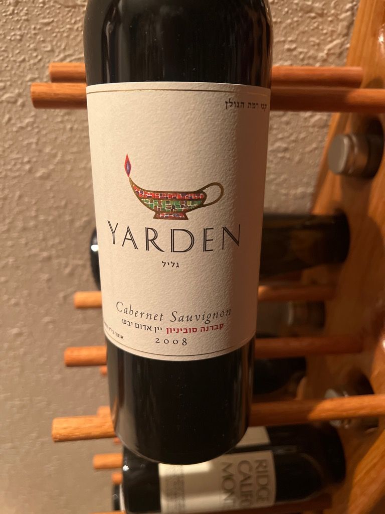 ワイン Yarden Cabernet Sauvignon 2008 750ml 2008 Golan Heights Winery Cabernet Sauvignon Yarden El Rom