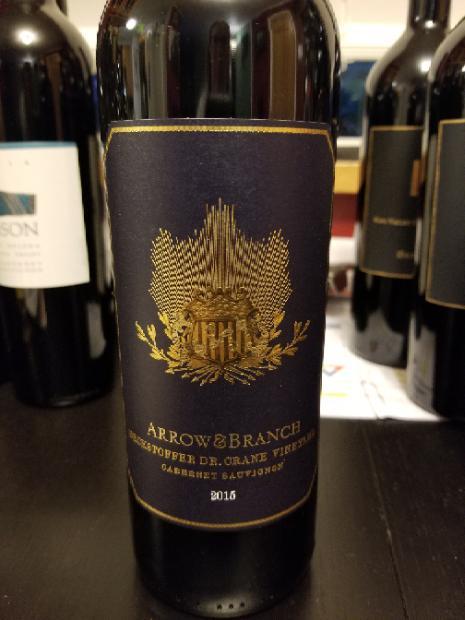 2015 Arrow & Branch Cabernet Sauvignon Beckstoffer Dr. Crane Vineyard