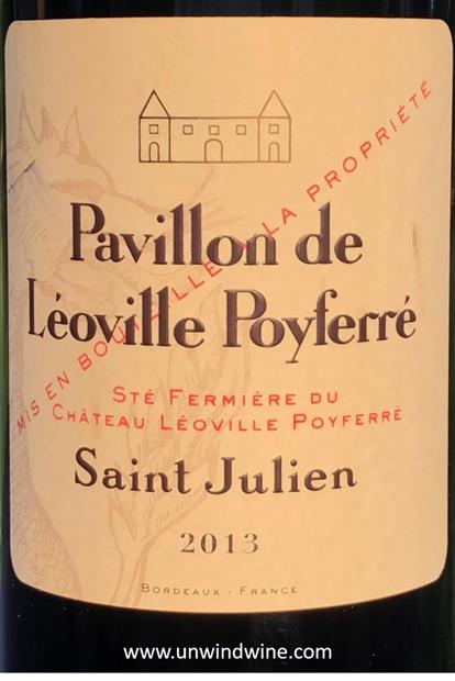 2017 Château Léoville Poyferré Pavillon de Léoville Poyferré