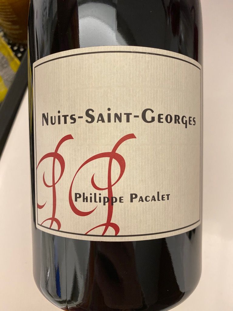 2020 Philippe Pacalet Nuits St. Georges - CellarTracker