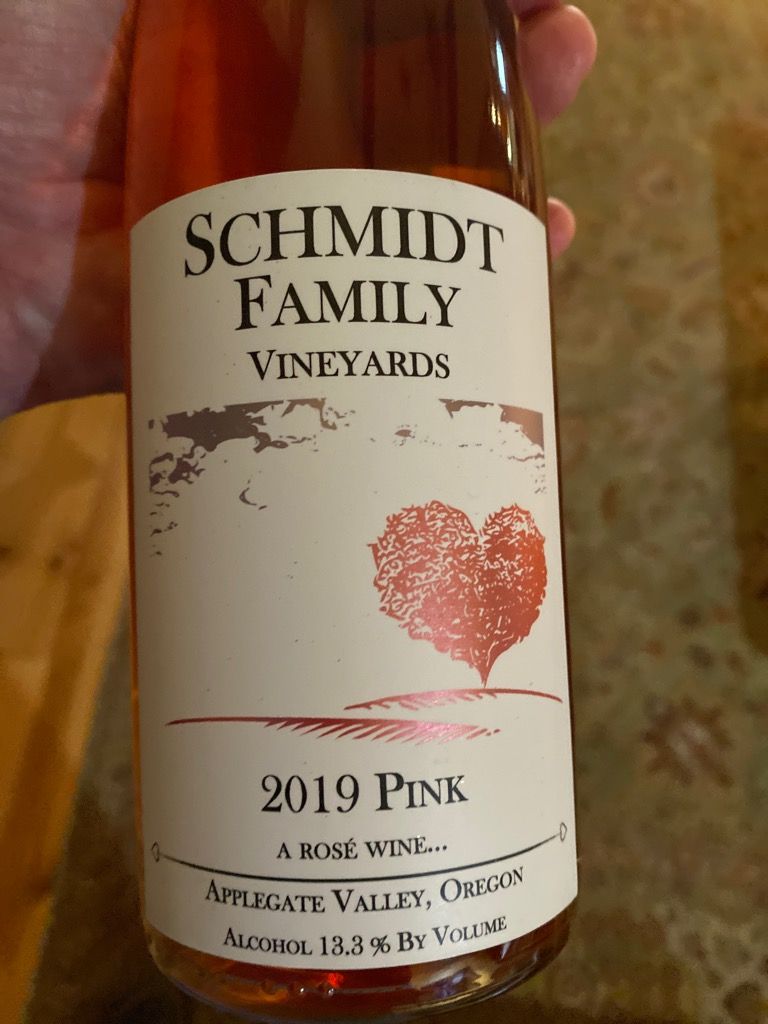 2020 Schmidt Family Vineyards Pink, USA, Oregon, Southern Oregon