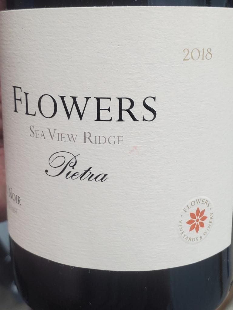 2018 Flowers Pinot Noir Pietra Sea View Ridge, USA, California, Sonoma County, Sonoma Coast