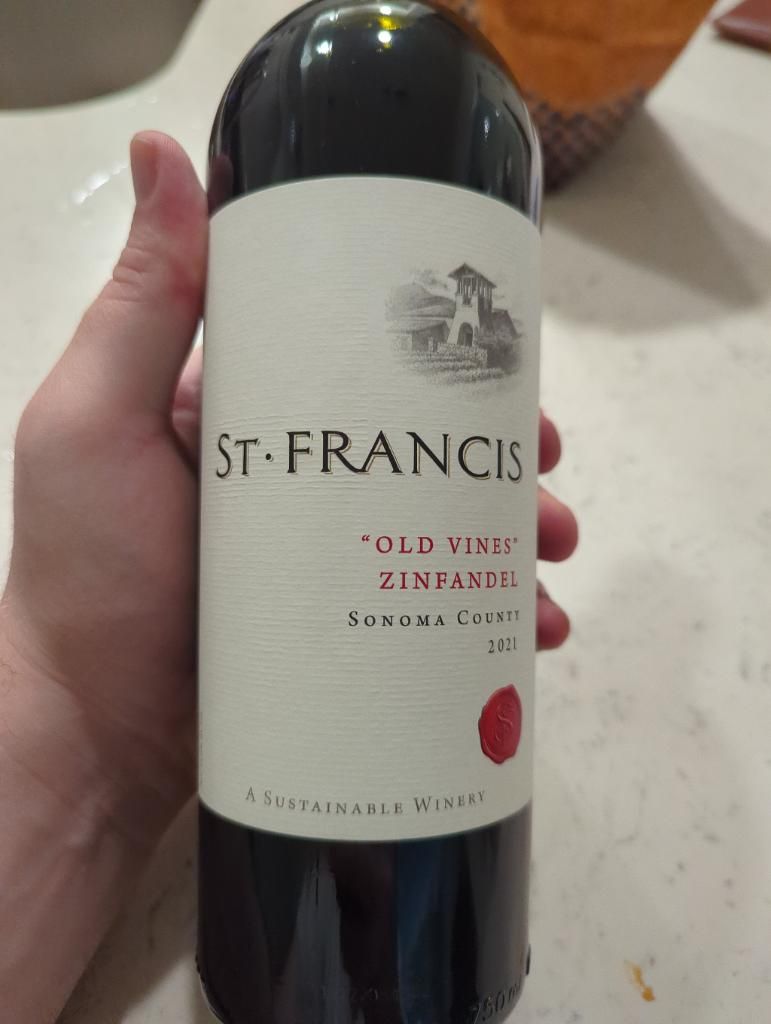 2021 St. Francis Zinfandel Old Vines Sonoma County - CellarTracker