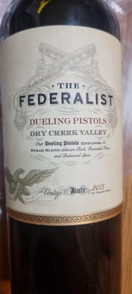 ◎THE FEDERALIST Dueling Pistols 赤ワイン 2015 The Federalist Wines The Federalist Dueling Pistols