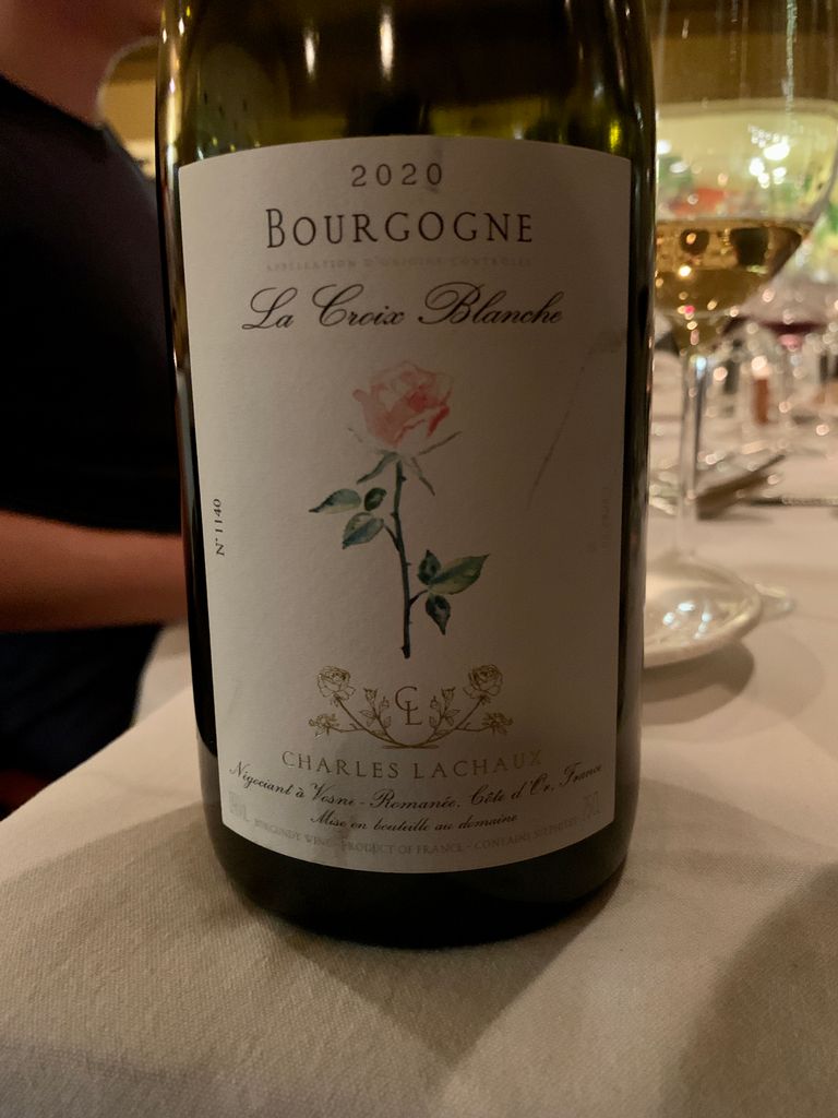 2020 Charles Lachaux Bourgogne La Croix Blanche - CellarTracker