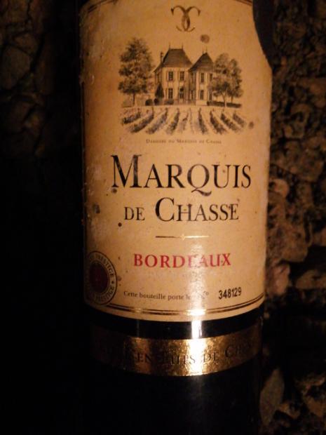 1999 Marquis de Chasse Reserve - CellarTracker