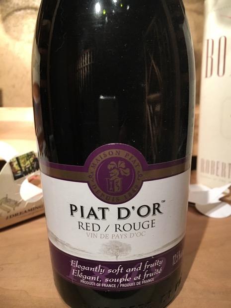 2014 Piat Pere And Fils Merlot Piat D Or France Languedoc Roussillon Vin De Pays D Oc Cellartracker