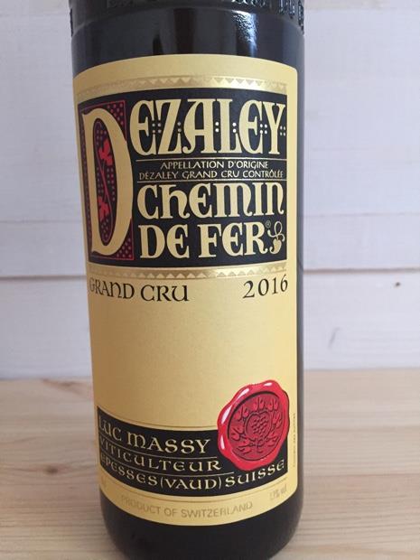 2017 Luc Massy Chasselas Chemin de Fer Dézaley - CellarTracker