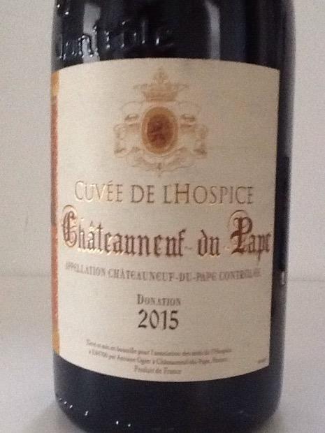 2015 Antoine Ogier Châteauneuf-du-Pape Cuvée de l'Hospice