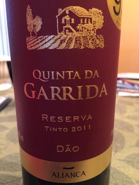 2012 Bacalhoa (Aliança) Touriga Nacional Dão Quinta da Garrida ...